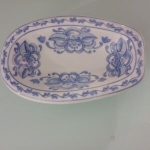 Vintage Hand Painted Bathtub Dish Soap